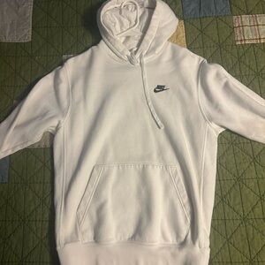 White Nike hoodie